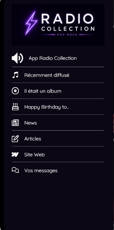Application Apple RADIO COLLECTION - &eacute;cran d'&eacute;coute