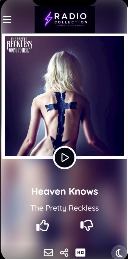 Application Apple RADIO COLLECTION - menu